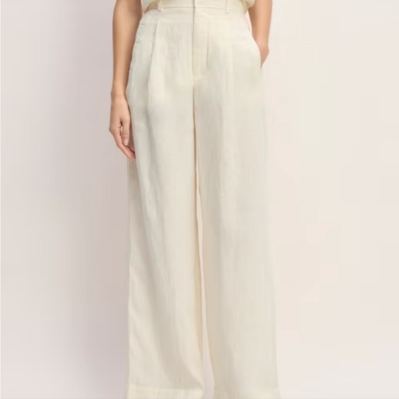 Everlane Women's Cream Trousers - Picture 1 of 12